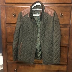 Ralph Lauren Quilted Army Green Jacket